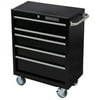 30 inch 5 Drawer Roller Cabinet, Textured Black