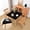 Black, variant on Winter Christmas Fitted Tablecloth with Elastic for 34x34 inch Square Folding Tables Washable Stretchy Spandex Card Red Table Covers Cloth Fabric Table Cloths Not Vinyl