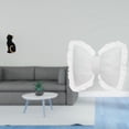 thumbnail image 2 of Estatua De Gato De Resina, Escultura De Animal Con Cojín De Lazo Para Decoración Moderna Del Hogar, Cómoda Mesita De Noche, Sala De Estudio, Silla De Oficina, Decoración, 2 of 8