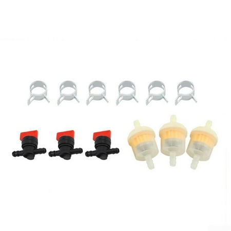 ⛽ 3x Filtro De Combustible Grifo Para Briggs & Stratton 494768 – Compatible Con Modelos 11,12,19,21