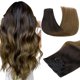 thumbnail image 1 of Extensiones de cabello humano real DOORES con clip, 40-55 cm, 110 g, 1 of 9