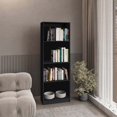 thumbnail image 2 of 4-Tier Tall Bookcases 71.1" Freestanding Storage Living Shelves Bookcase, 2 of 6