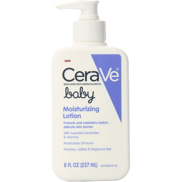 CeraVe Baby Moisturizing Lotion, 8 oz (Pack of 2)