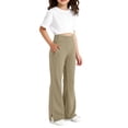 thumbnail image 3 of Pantalones de Yoga con Bolsillos para Niños Pantalones Elásticos de Cintura de Color Sólido, Desgaste Casual Versátil, Mezcla Suave de Poliéster Y Spandex, 3 of 8
