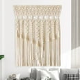 thumbnail image 6 of Handmade Macrame Door Curtain – Natural Cotton Tapestry, Unique Boho Wall Decor for Living Room, Bedroom, Weddings & Events – 90x180cm, 6 of 8