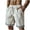 White, variant on Yievot Cotton Linen Shorts for Men Striped Cuffed Hem Drawstring Elastic Waist Loose Fit Summer Vacation Shorts