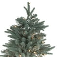 thumbnail image 4 of Northlight Real Touch™️ Pre-Lit Slim Washington Frasier Fir Artificial Christmas Tree - 9' - Clear, 4 of 9