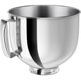thumbnail image 1 of Tazón de Acero Inoxidable 5 QT con Asa Compatible con KitchenAid Artisan y Classic (4.5-5 QT) - Cabeza Inclinable, 1 of 5