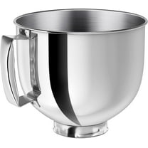 Stainless Steel Mixer bowl Fit for Artisan&Classic Series 4.5-5 QT Tilt-Head Mixer, 5 Quart Mixing Bowl with Handle.