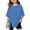 Z01 Blue, variant on RTKFRFLM Kids Long Sleeve Shirt, Solid Cotton Crewneck Tee for Boys & Girls - Soft Layering Undershirt, Sizes 2T-12