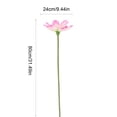 thumbnail image 2 of Swiftyle 1 Pcs Artificial Lotuses Flower Spring Summer Decor Realistic One Stems Fake Lotuses For Living Room Pond Decoration Photography Prop Water Feature Table Display, 2 of 8