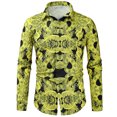 thumbnail image 3 of Camisa de manga larga con estampado de bronceado informal de moda de otoño para hombre Pompotops oipoqjl26410, 3 of 8