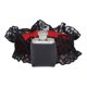 thumbnail image 1 of Bristol Novelty - Liga con petaca para disfraz (Negro/Plateado), 1 of 2