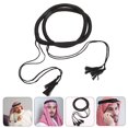 thumbnail image 3 of Men Arab Head Scarf Rope with Tassel Muslim Head Wrap Headband Headwear Accessory, 3 of 5