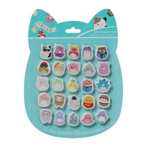 Squishmallows Mini Eraser, 25 Count
