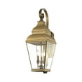 thumbnail image 6 of Livex Lighting Exeter 3 Light Outdoor Wall Lantern, 6 of 9