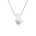 thumbnail image 2 of Delight Jewelry Silvertone I Love You to the Moon and Back Silvertone Dream Big Pendant Necklace, 25", 2 of 4