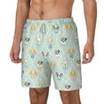 thumbnail image 2 of Balery Different Breeds of Dogs Mens Swim Trunks Swim Shorts for Men Quick Dry Inseam Beach Shorts with Compression Liner Pocket-3X-Large, 2 of 9