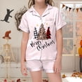 thumbnail image 6 of JAJAHO Girls Pajamas Merry Christmas Holiday Satin Sleepwear Short Sleeve 2 Piece Set Sizes 2-13Y, 6 of 6