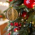 thumbnail image 5 of TIELUTT Christmas Tree Ornaments Festive Holiday Decorations Assorted Designs for A Chandelier Beads Small Christmas Decorations String .25 Hanging Christmas Spheres Beads Bracelet String, 5 of 5