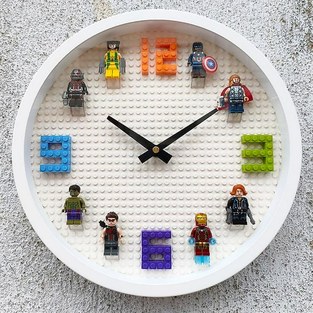 Lego best sale block clock