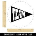 thumbnail image 2 of Team Sport Flag Self-Inking Rubber Stamp Ink Stamper - Red Ink - Medium 1 Inch, 2 of 7