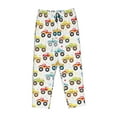 thumbnail image 4 of Haiem Cartoon Monster Trucks Women's Pajama Pants Ultra Lightweight Pjs Bottoms Sleepwear Bottom Pants With Pocket Drawstring-Small, 4 of 7