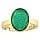 thumbnail image 4 of Certified Emerald Panna 10.50 Carat / 11.25 Ratti Panchdhatu Adjustable Gold Plating Ring For Astrological Purpose Men & Women-B08HDJ, 4 of 8
