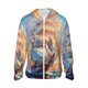 thumbnail image 1 of Fotbe Sailing Ship Ocean Sunset Chaqueta con Protección Solar UPF 50+ para Hombre y Mujer, Camisa con Capucha y Bolsillos-Medium, 1 of 7