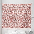 thumbnail image 1 of Cherry Blossom Tapestry, Spring Season Floral Hand Drawn Style Ornament Japanese Nature, Fabric Wall Hanging Decor for Bedroom Living Room Dorm, 5 Sizes, Coral Blush White, by Ambesonne, 1 of 1