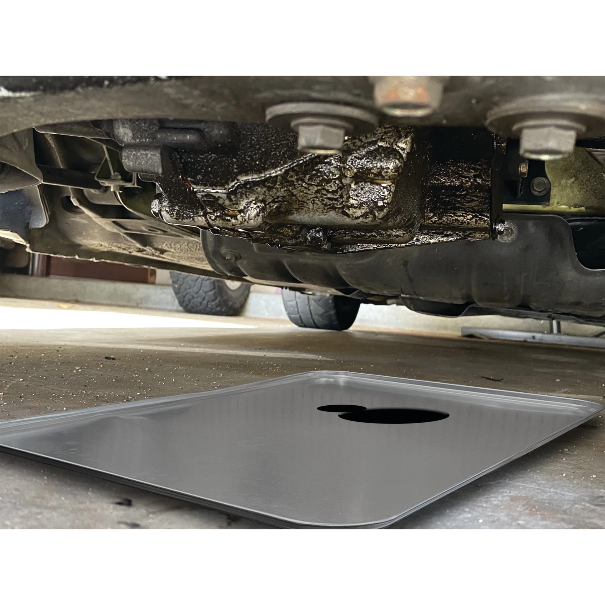 Performance Tool W4048 25 x 36-Inch Galvanized Drip Pan: Heavy Gauge Steel, Fluid Leak Catcher, Easy to Clean, Protect Your Vehicle and Work Surface