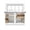 Brown, Gray, variant on Brown Blue Vintage Sheer Curtains 72 Inch Length 2 Panels Set Window Treatments, Retro Farmhouse Elegant Pastoral Rod Pocket Semi Curtains for Living Room/Bedroom/Kitchen Décor, 104"W x 72"L