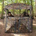 thumbnail image 2 of Uforic 360° See-Through Ground Blind for Hunting, Pop Up Tent for 2-3 Persons with Chair, 2 of 6