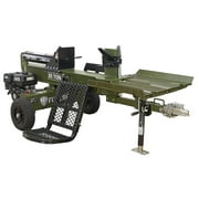 Full Boar 35 Ton 306cc Gas Log Splitter with 4-Way & 6-Way Wedges, Hydraulic Log Lift