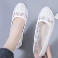 thumbnail image 7 of CHICVOMEY Floral Lace Ballet Flats for Women Slip On Flats for Women Dance Casual & Work Ballet Flats Breathable Mesh Flats with Non Slip Sole, 7 of 7
