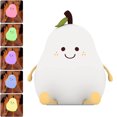thumbnail image 4 of Lámpara de noche LED para niños, recargable, de silicona, con USB, regulable, táctil, para dormir, con función de temporizador, 4 of 8