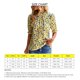 thumbnail image 5 of Blusa con cuello alto NikouMX para mujer estampado floral cuello con Ribete de volantes jersey manga abullonada, 5 of 6