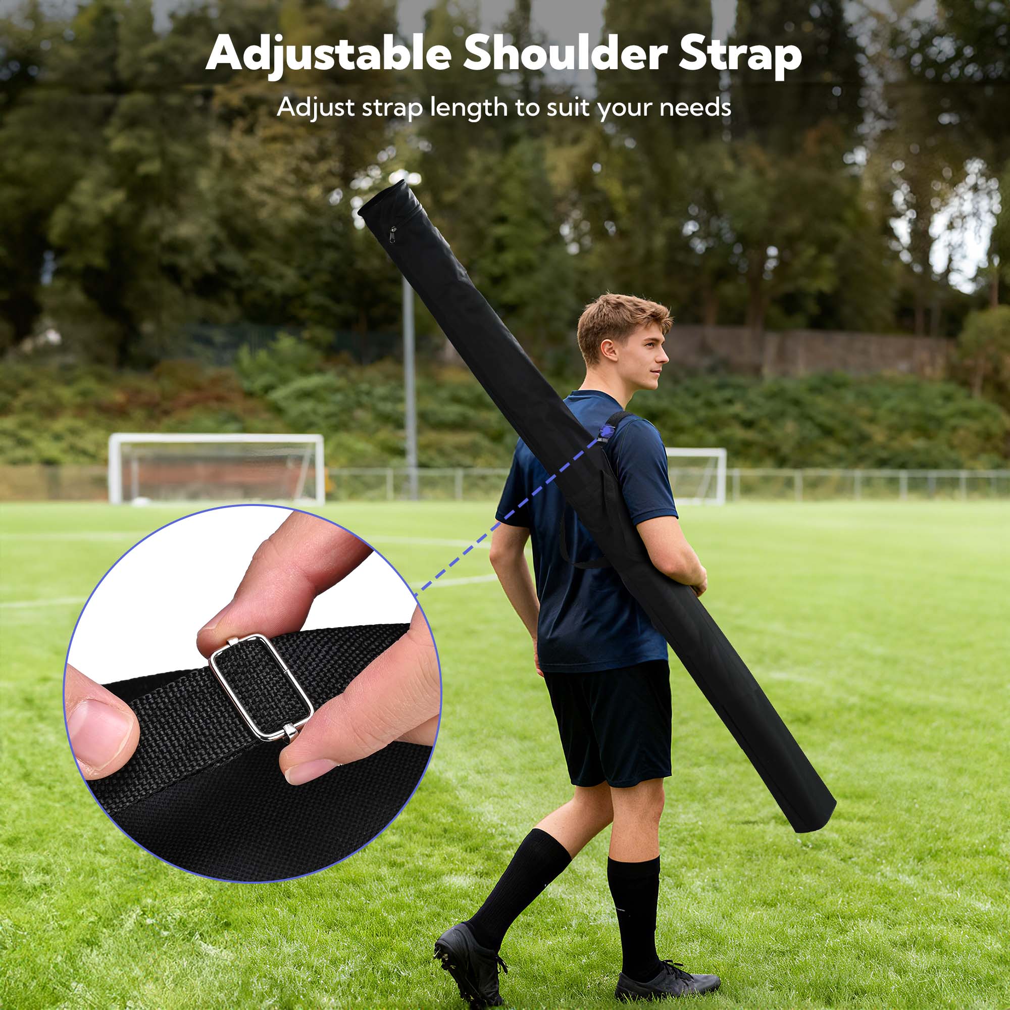 Yescom 61" Flag Pole Carrying Bag Storage for 20 Ft Tailgate Telescopic Flagpole