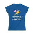 thumbnail image 4 of LGBT More Equality More Love LGBTQ Gay Lesbian Transgender Shirts for Women, 4 of 8