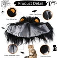thumbnail image 4 of Peluca de melena de león, disfraz para mascotas, sombrero para Halloween, decoración navideña para gatitos y gatos, 4 of 6