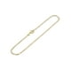 thumbnail image 2 of Pulso Casa del Anillo Florentino 2 mm 18 cm Oro Sólido 14K, 2 of 5