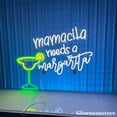 thumbnail image 2 of Glowneon Mamacita Needs a Margarita Neon Sign, Margarita Led Sign, Bar Neon Sign, Bar Wall Decor, 2 of 4