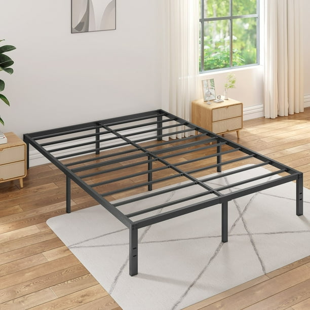 Heavy Duty Queen Bed Frame With Storage, King Bed Frame Vs Queen