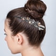 thumbnail image 4 of Raindrops Fancy Rhinestone Butterfly Hair Clip Metal Alligator Barrette for Womens Thick Hair, 4 of 8