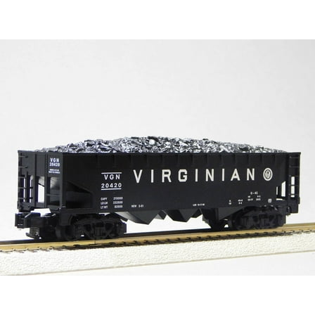 Lionel American Flyer Virginian 3 Bay Coal Hopper #20420 S Gauge