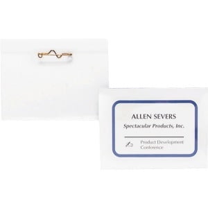 Avery Customizable Name Badge Clips, 2.25