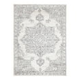 thumbnail image 2 of Unique Loom Nyla Collection Area Rug - Smile (4' x 6' Rectangle Ivory/Gray), 2 of 6