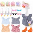 thumbnail image 2 of 4 Set of Desk Goose Outfits,7 Inch Desk Goose Clothes Accessories Include Hat Pendant Glasses & Clothes,16 Pieces of Clothing Match Freely, 2 of 7