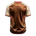 thumbnail image 4 of Mexico Soccer Jersey T-Shirt, Mexico Aztec Mayan Calendar V Neck Short Sleeve Tee, Mexico Shirt for 2026 Soccer Game Fans Brown Size: S, 4 of 10