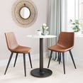 thumbnail image 7 of Alto Bistro Table White & Black Dining Table, Modern Style, Painted MDF round shape tabletop, Steel, Indoor Dining, 7 of 7